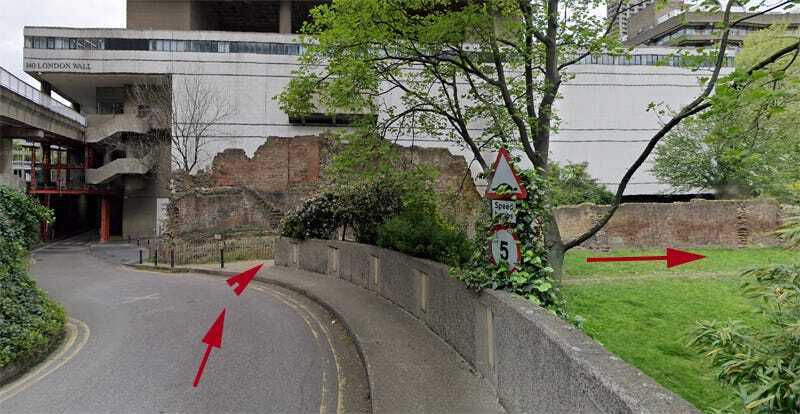 London wall and museum of london