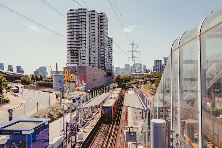 View of the Royal docks