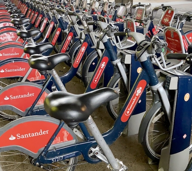 Santander hire bikes