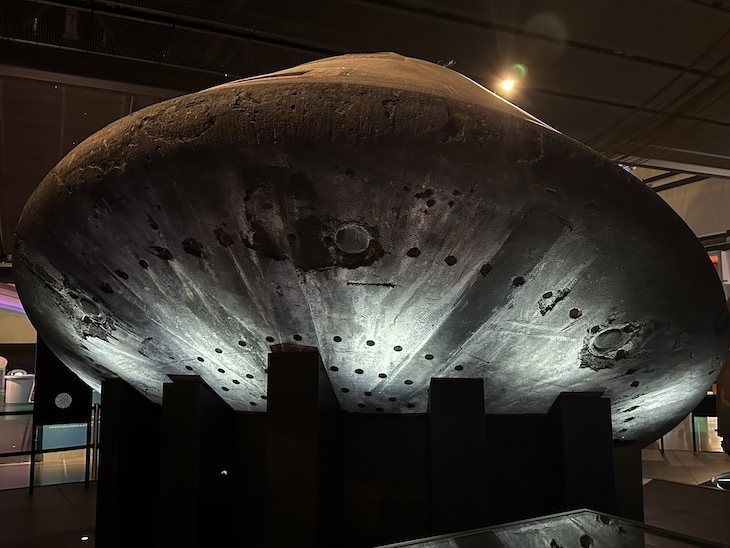 Apollo 10 capsule underside