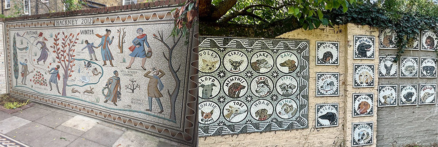 Mosaics of Tessa Hunkin