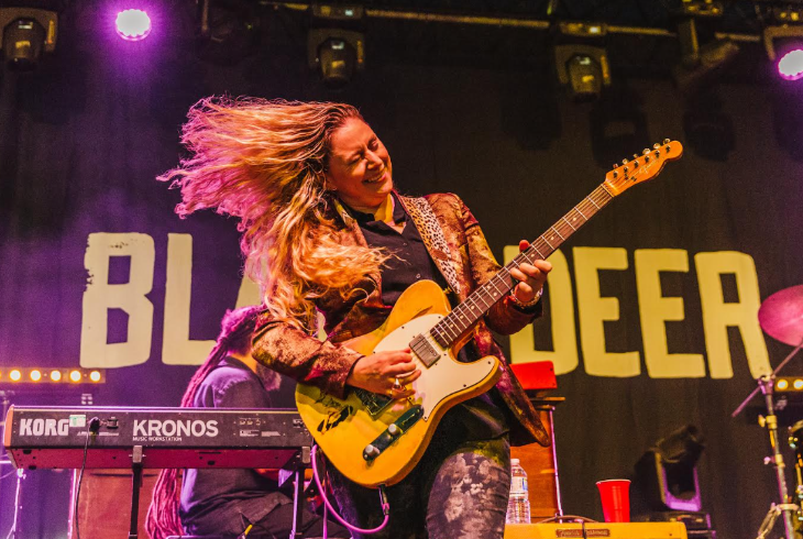 Things to do in London in October 2025: a guitarist on stage at Black Deer Festival