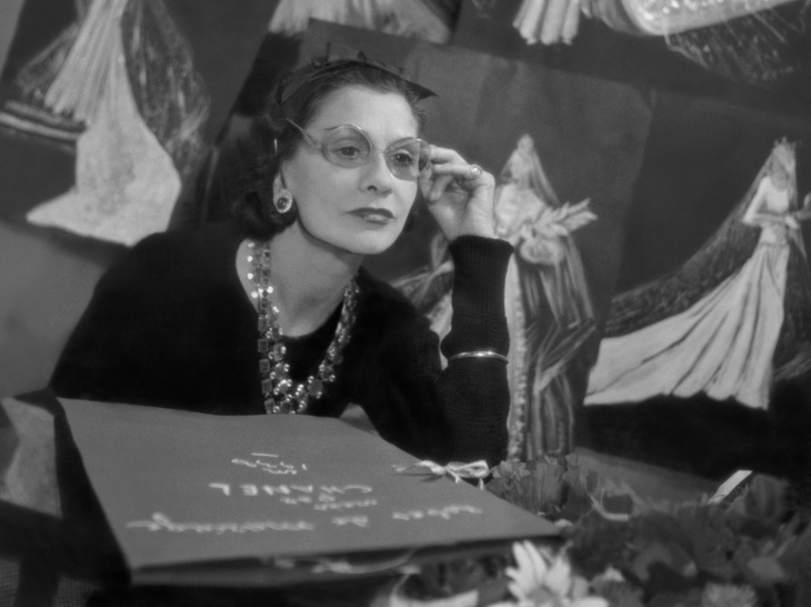 Things to do today in London: a black and white photo of Gabrielle Chanel