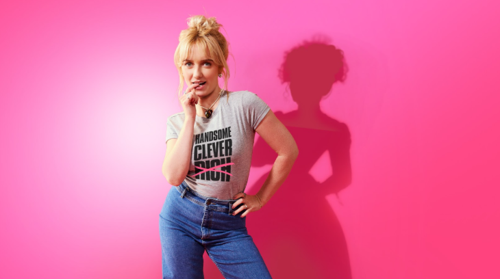 Things to do in London this weekend: a woman wearing jeans and a t-shirt