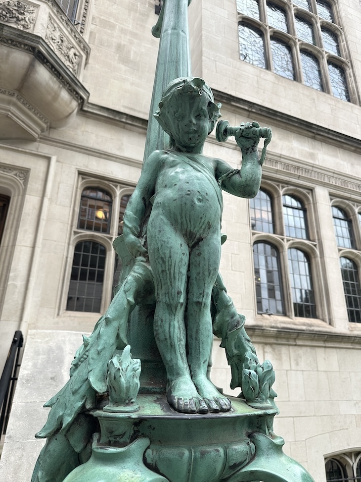 Cherub on the phone