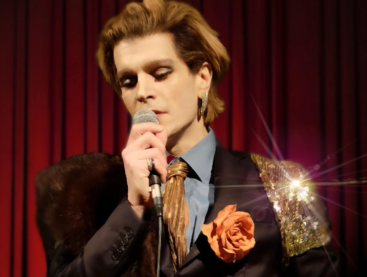 Things to do in London this weekend: a performer on stage with a microphone