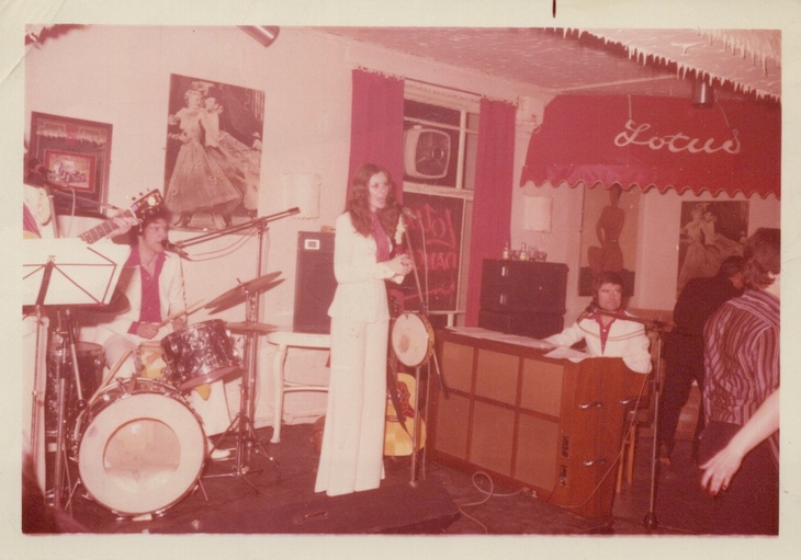 An unknown act plays in 1970