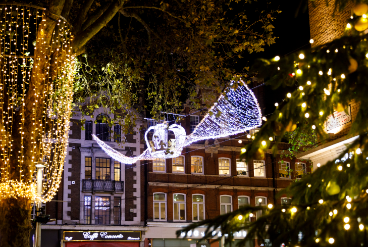 When are London Christmas lights 2025 switched on: glowing festive illuminations in Sloane Square