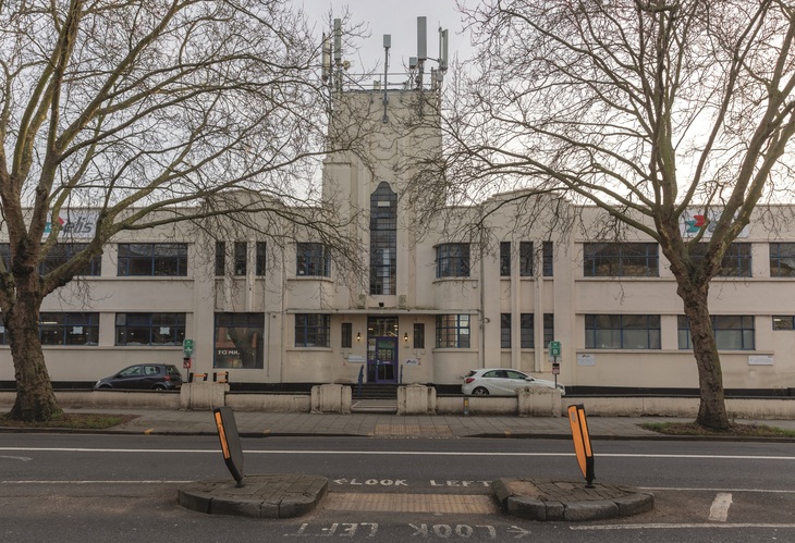 A very grand looking laundry