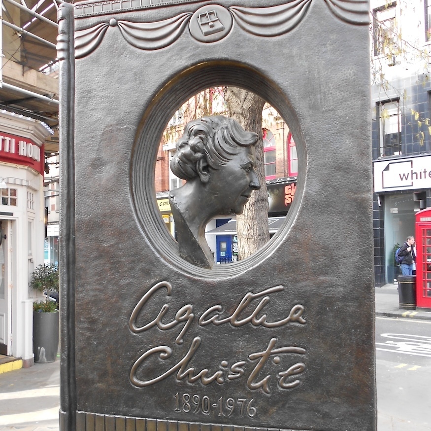 Agatha Christie memorial in London