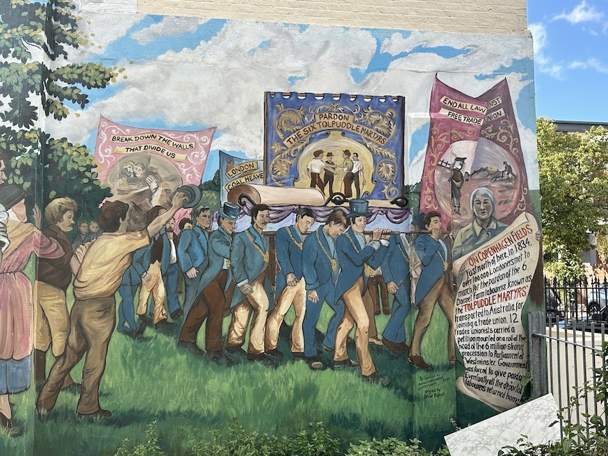 The Tolpuddle Martyrs mural