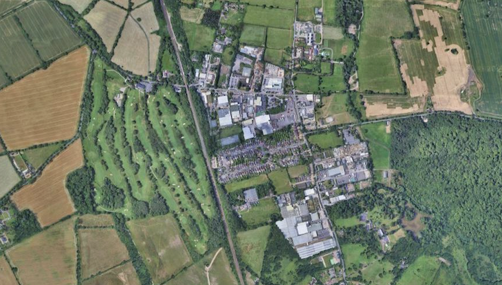 Crews HIll from above