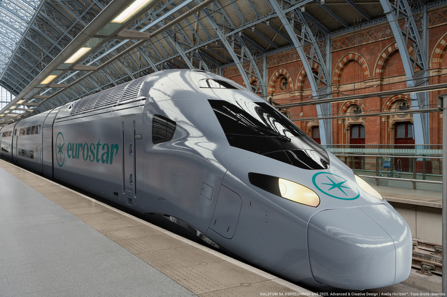 A double decker Eurostar
