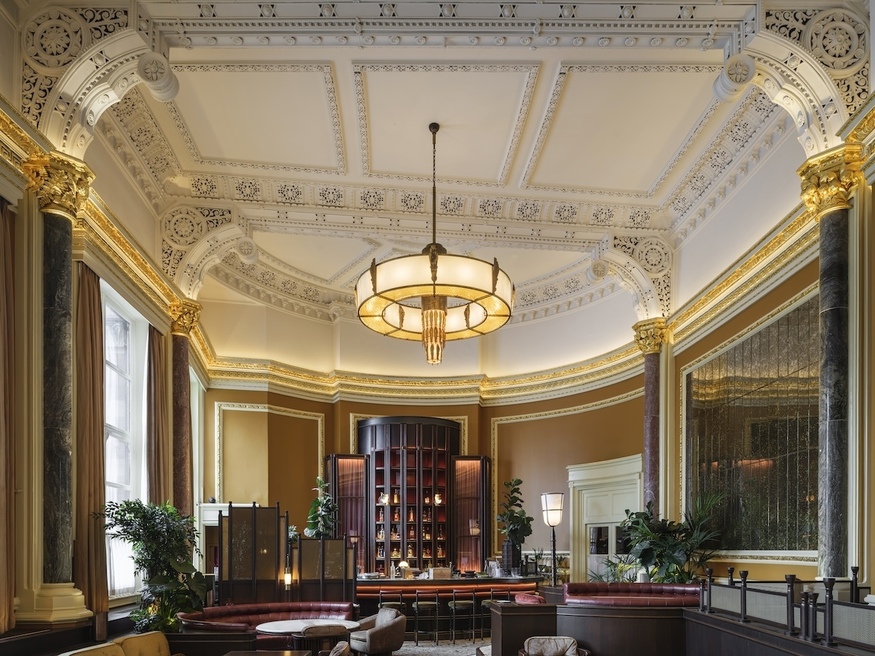 An opulent restaurant