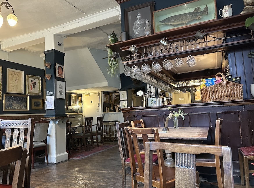 Inside the Prince of Wales in Cleaver Square