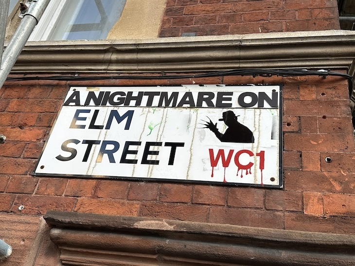 A Nightmare on Elm Street street sign