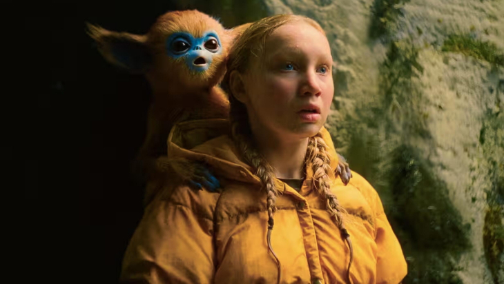 Things to do today in London: a still from The Legend of Ochi showing a girl with a mysterious creature sitting on her shoulder