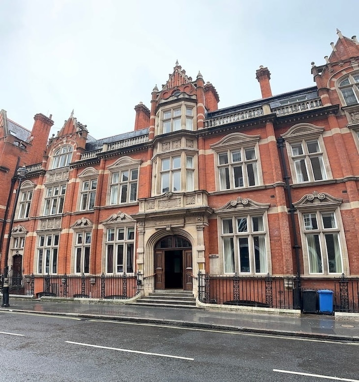 Westminster library, now a restaurant