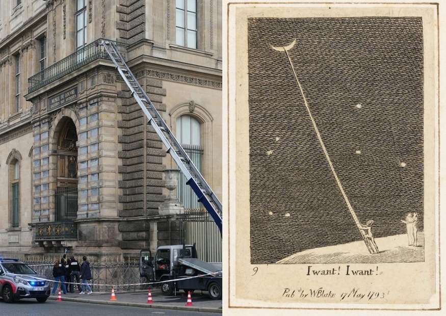 William Blake ladder and louvre