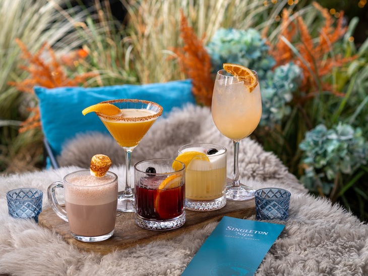 A warming array of drinks