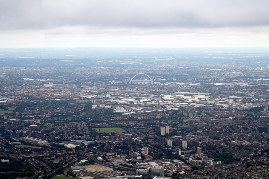 A panorama of Wembley