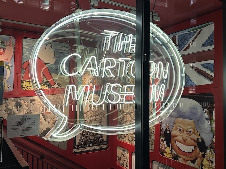 The Cartoon Museum speech bubble