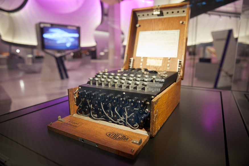 An Enigma machine