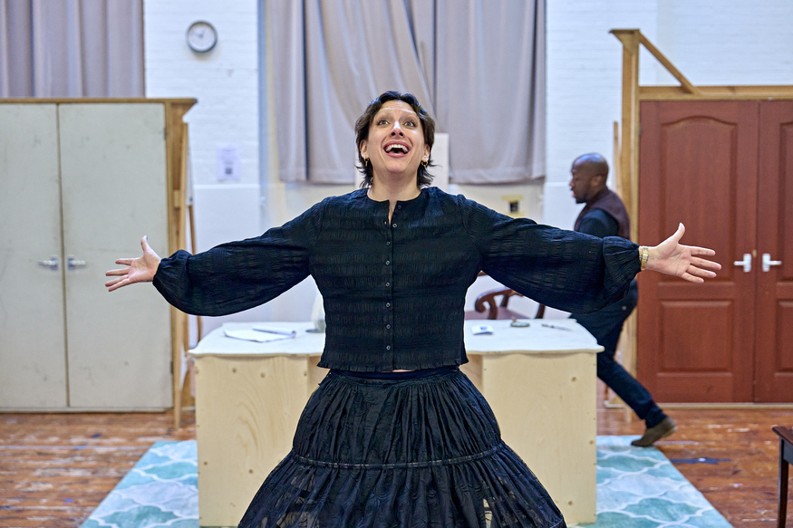 The lead role in rehearsals