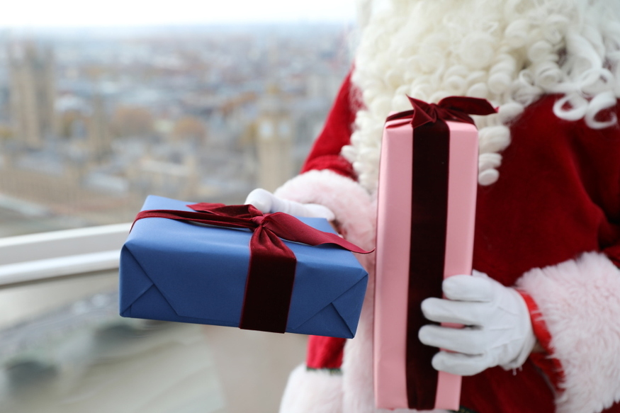 Santa on the London Eye