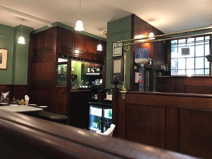 Inside Simpson's Tavern