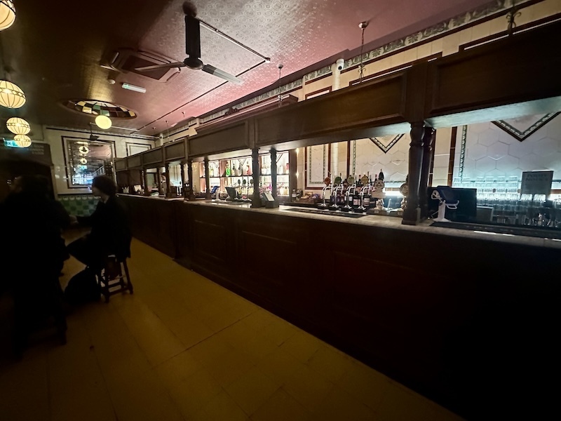 Long bar in the Black Eel