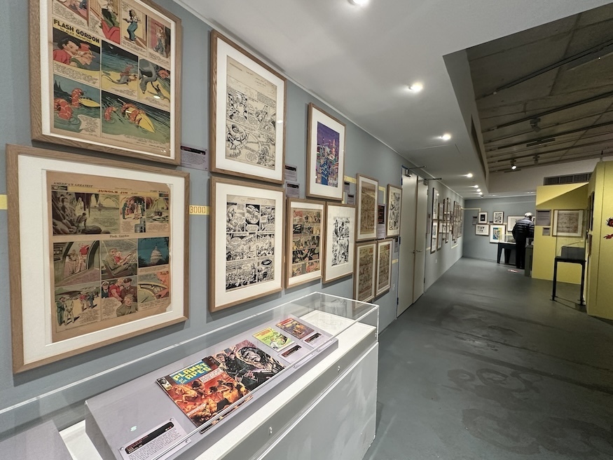 The future was then exhibition at the cartoon museum