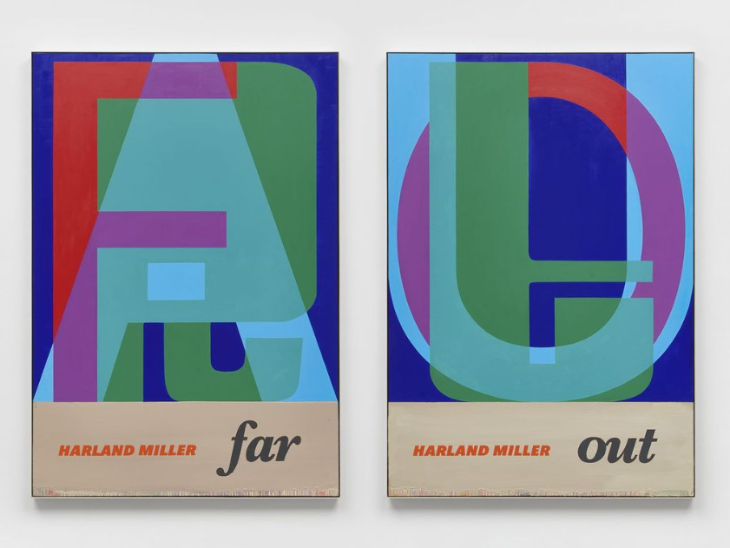 Things to do in London December 2025: Two of Harland Miller's typographical prints on display