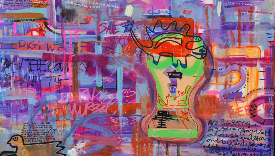 Things to do in London today: an abstract artwork