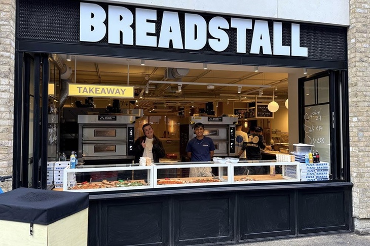 The front of Breadstall, the staff smiling