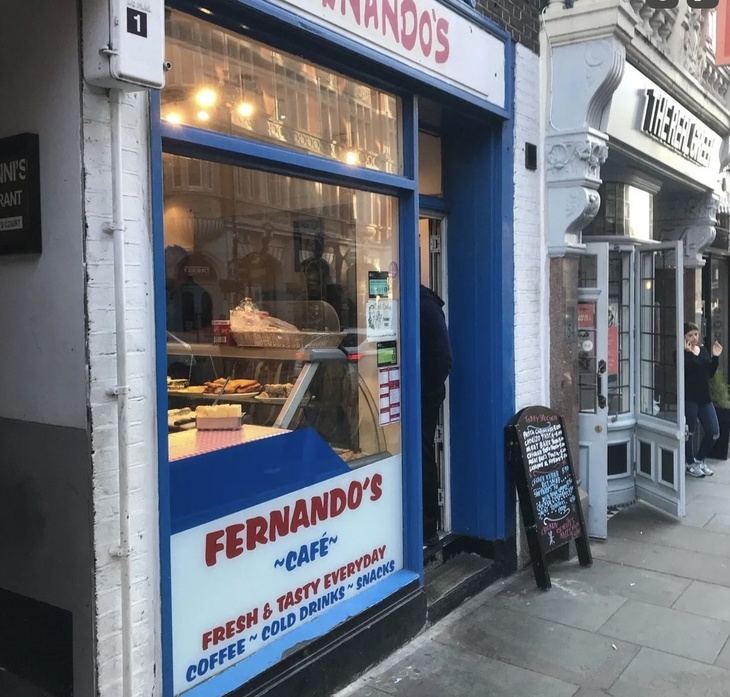 The front of Fernando's