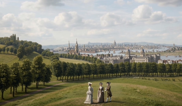 An 18th century prospect of Greenwich