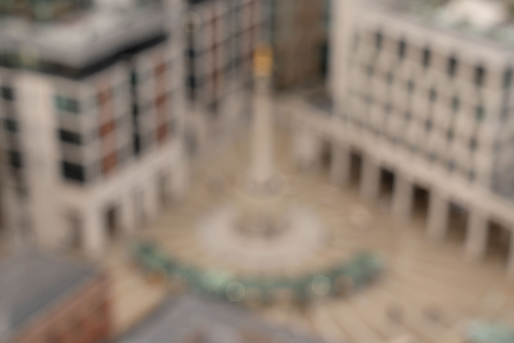 A blurred Paternoster Square