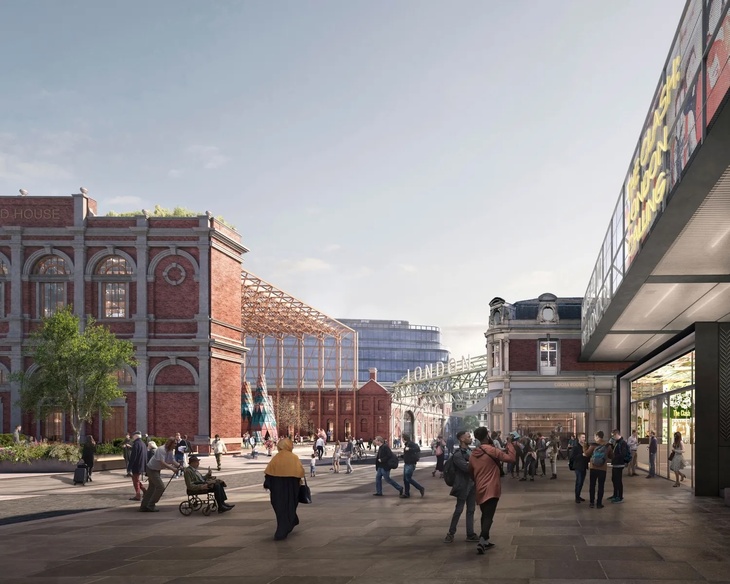 A mock-up of the new museum