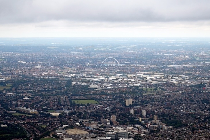 Wembley from above