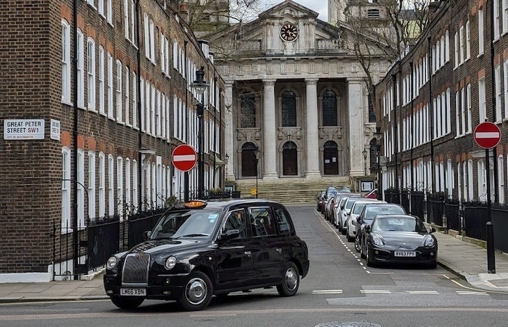 Black Cab near Smith Square