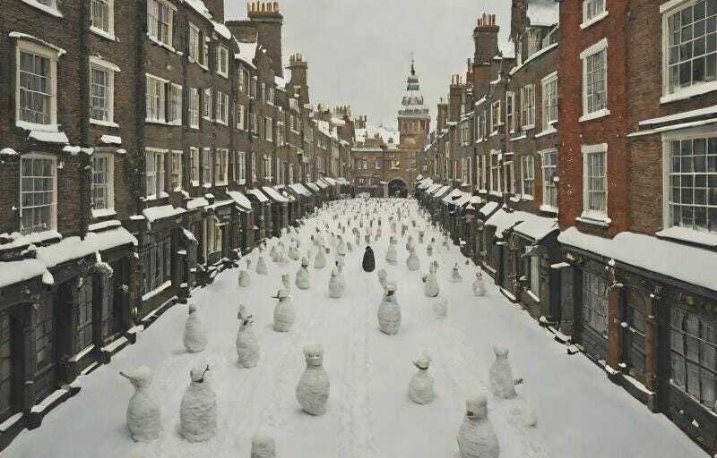 snowmen at christmas