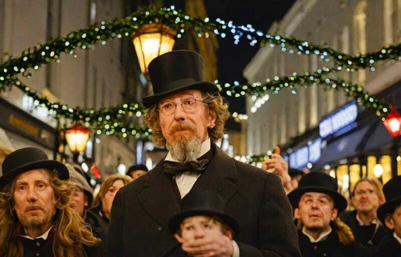 Charles Dickens christmas lights