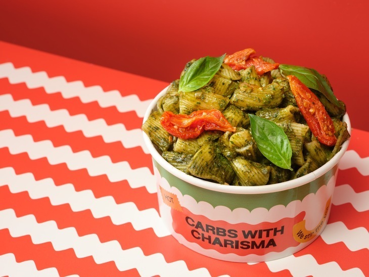 A bowl of pasta