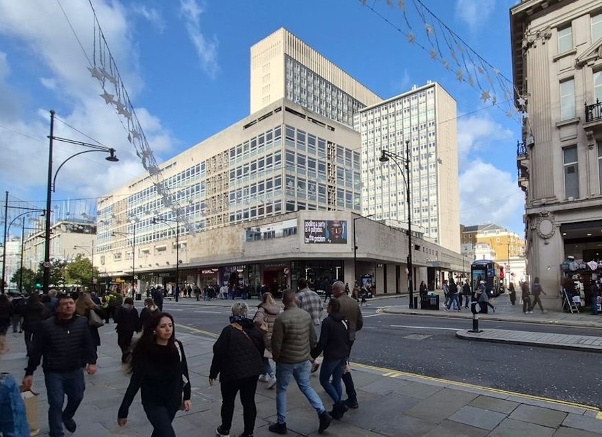 The old london college of fashion building