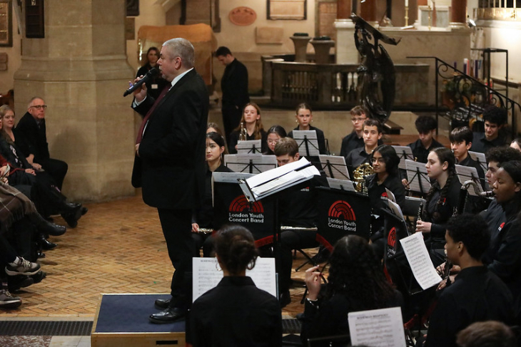 London New Year's Day Parade 2026: a band taking part in a concert