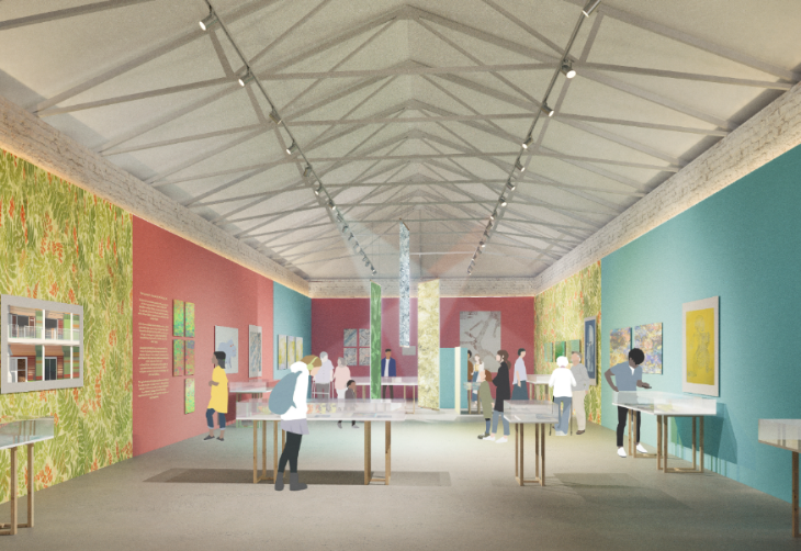 Things to look forward to in London in 2026: a mock-up of the interior of the new Centre for Illustration