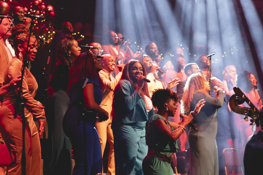 The choir in action