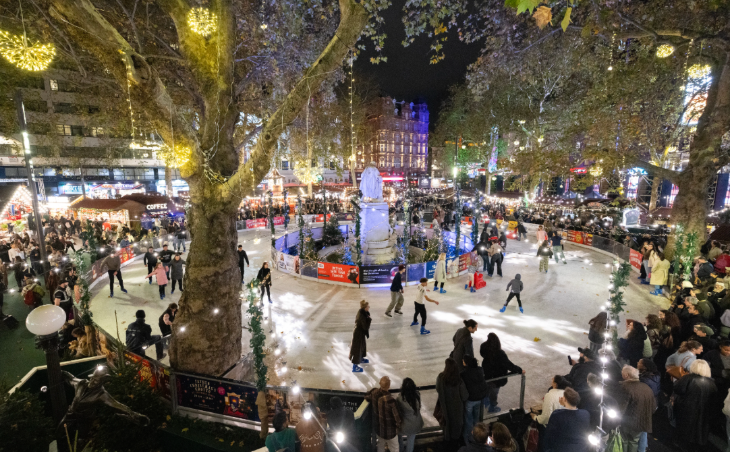 What's on in London this Christmas weekend: an ice rink in the middle of Leicester Square