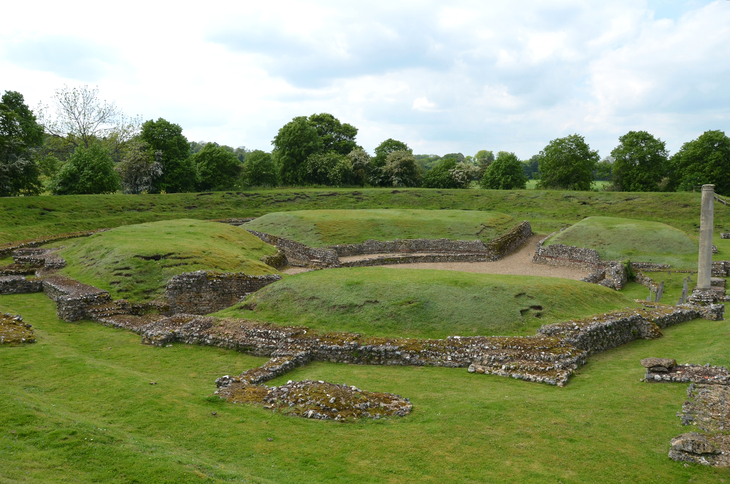 Remains of a Roman theatre